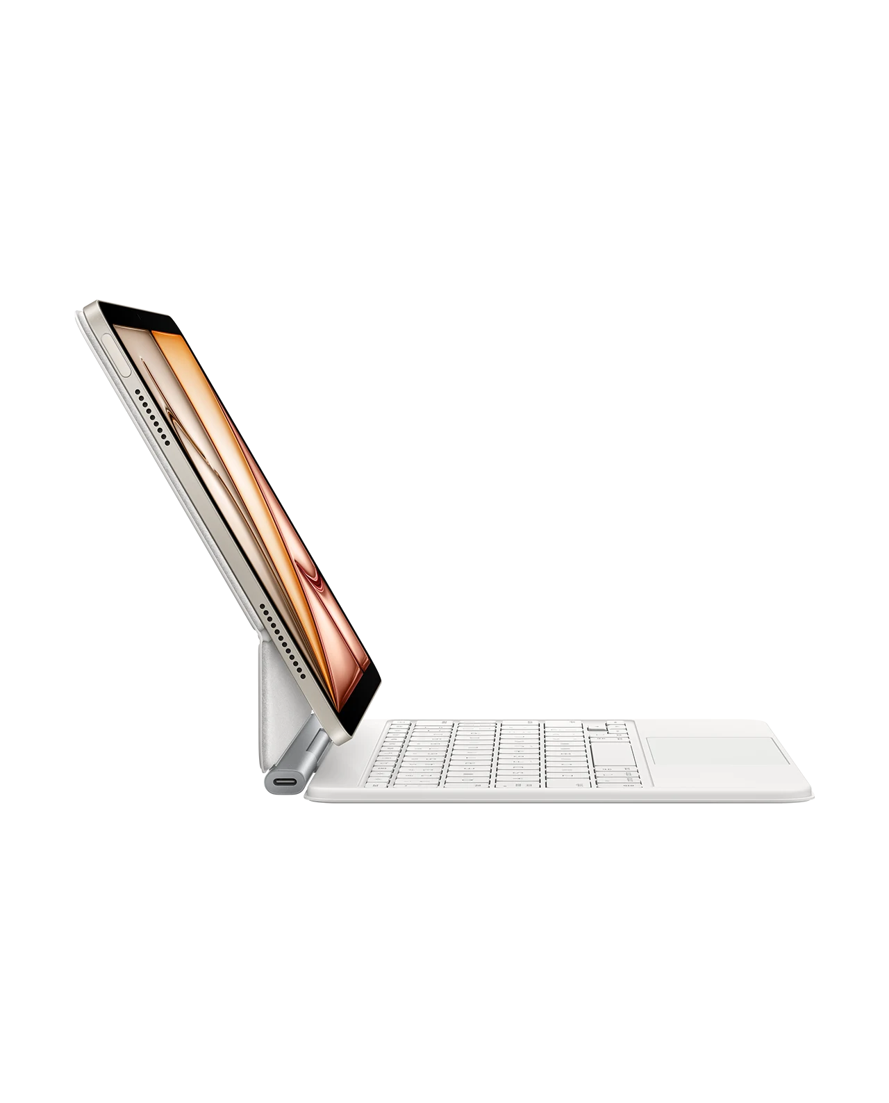 iPad Air 13インチ M3用Magic Keyboard ホワイト Apple、iPad Air (M3)用キーボード「iPad Air (M3) 用Magic